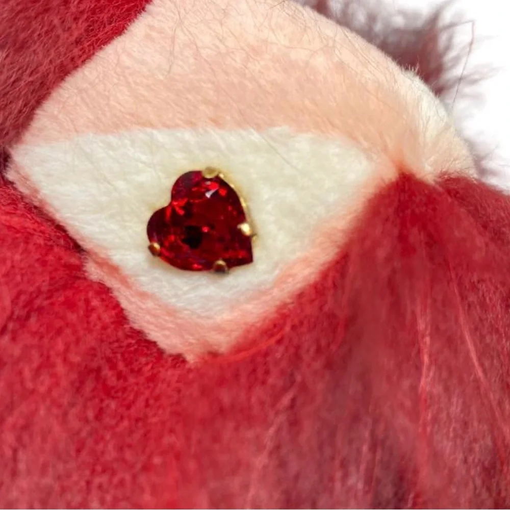 Fendi Monster Bugs Fur Bag Charm  Heart Eyes